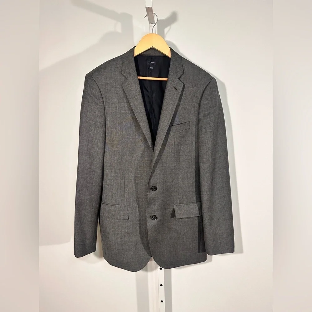 J.Crew Ludlow Italian Wool Blazer – Vitale Barberis Canonico – 40 Long – Modern